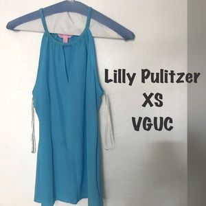 Lilly Pulitzer Silk Halter Tank